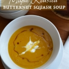Maple Roasted Butternut Squash Soup