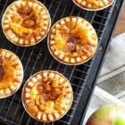Apple Cider Cheesecake Tartlets