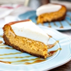 Marshmallow Pumpkin Cheesecake #PumpkinWeek