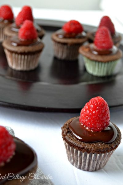 Chocolate Raspberry Cupcakes