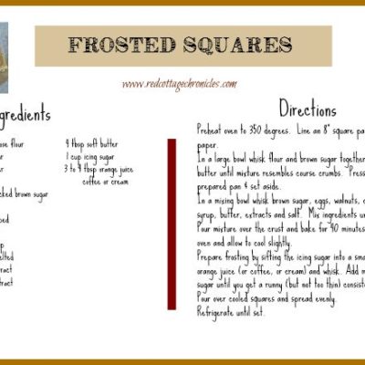 Frosted Squares
