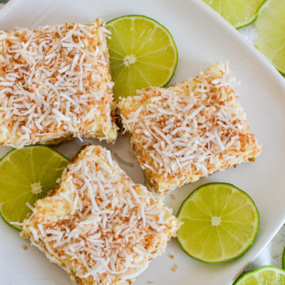 Coconut Crusted Keylime Napoleons