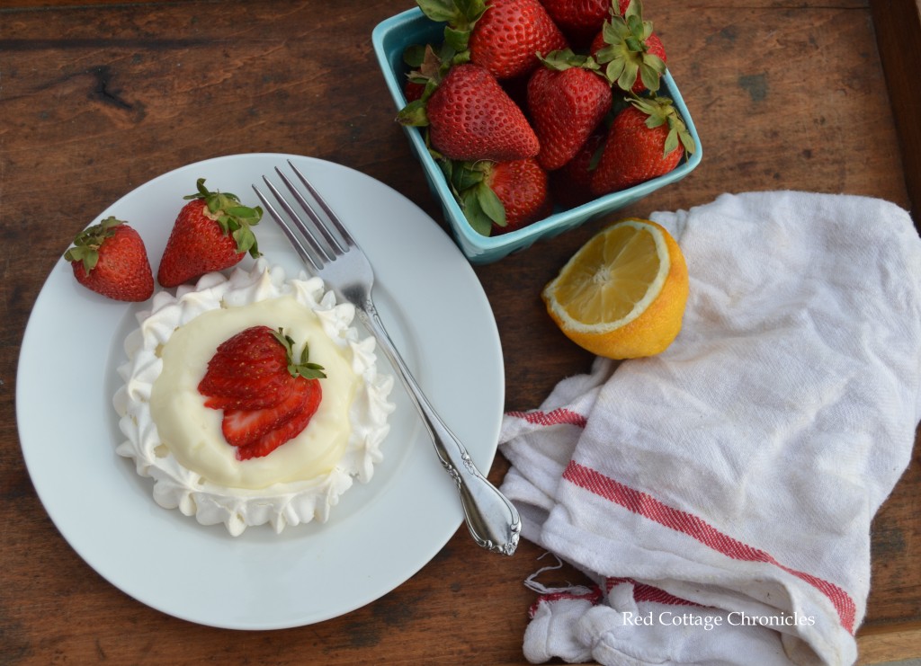 lemon strawberry tart