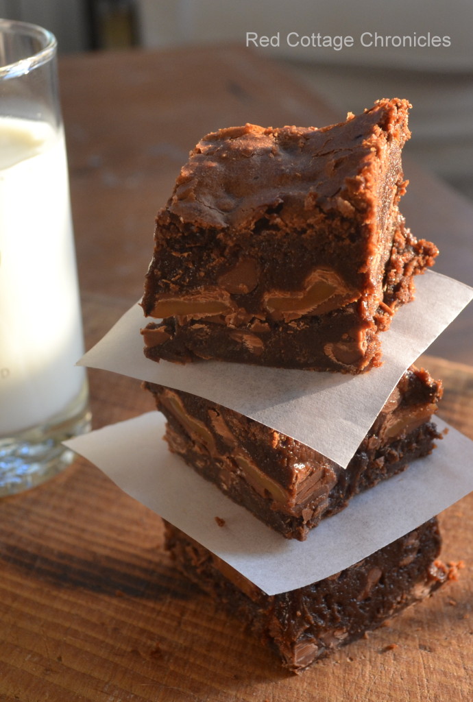 caramel brownies