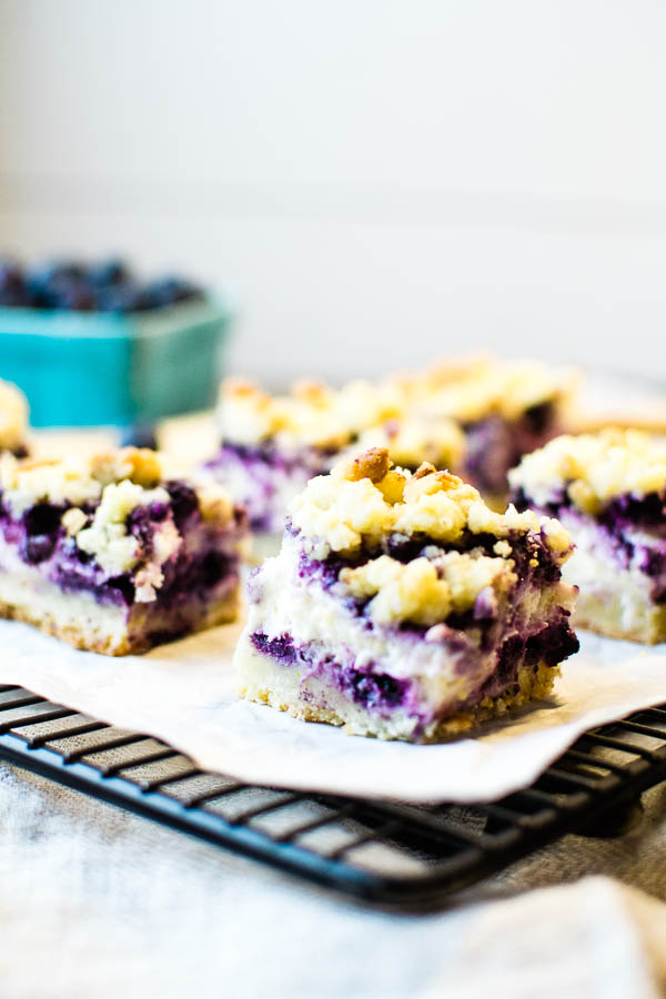 Blueberry Cheesecake bars