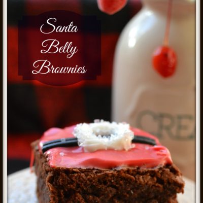 Santa Belly Brownies