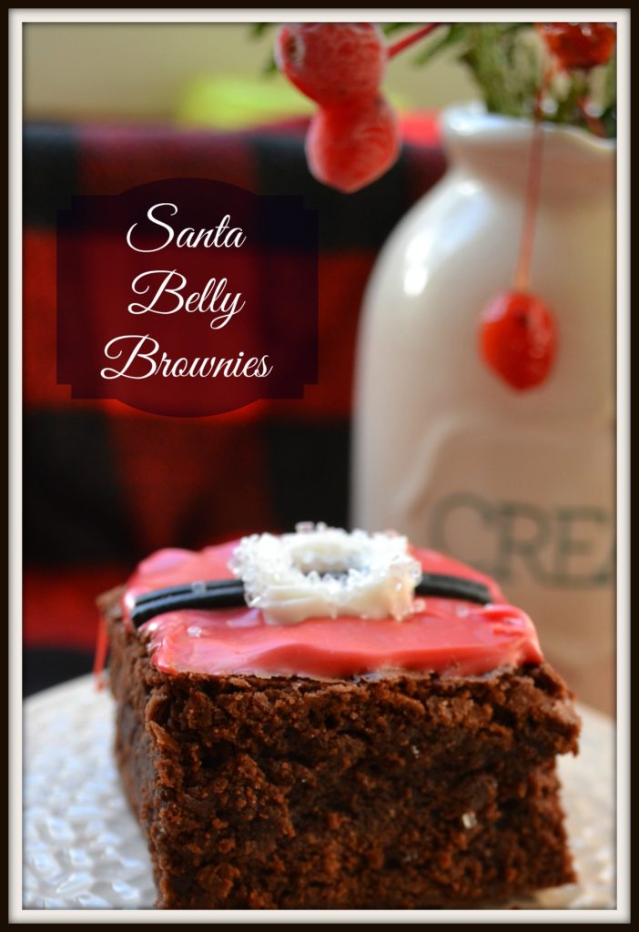 santa brownies