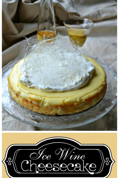 Do you have a special celebration coming up? This Ice Wine Cheesecake is the perfect dessert