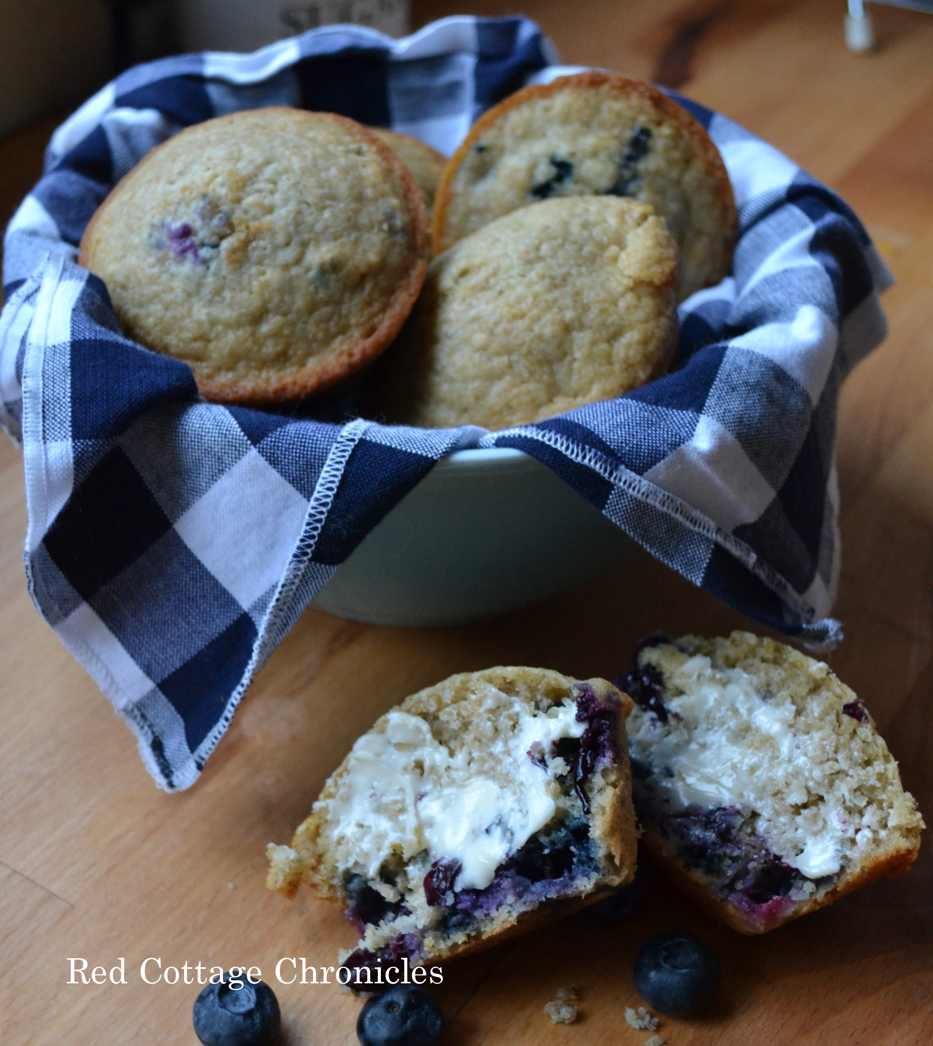 Blueberry Oat Bran Muffins