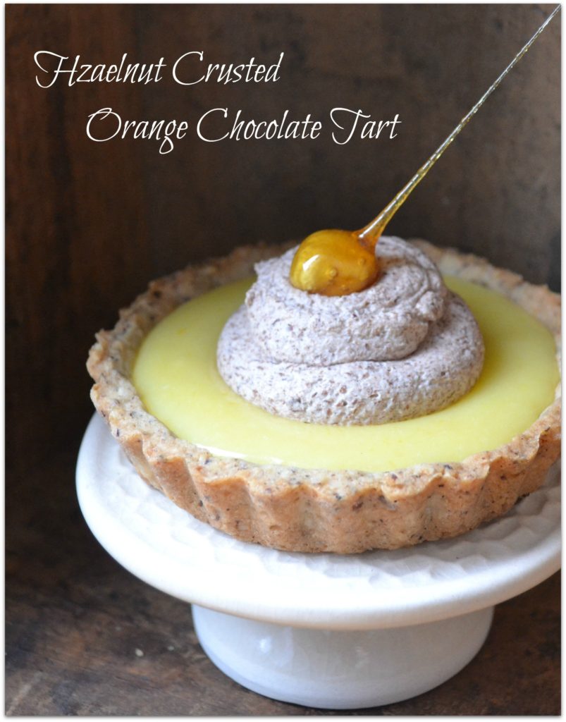 hazelnut orange tart