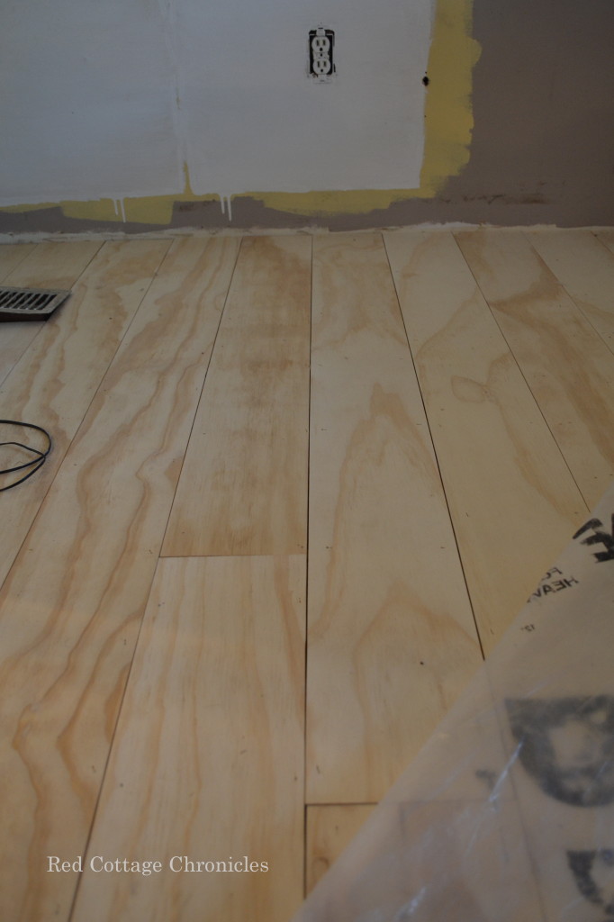 plywood floor