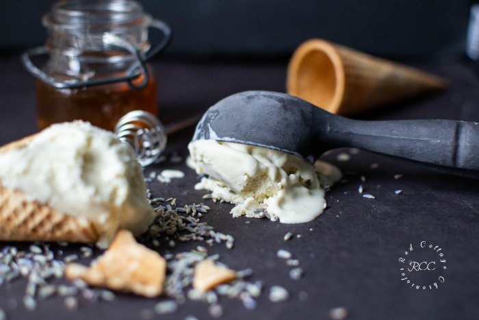 Lavender Honey Ice Cream