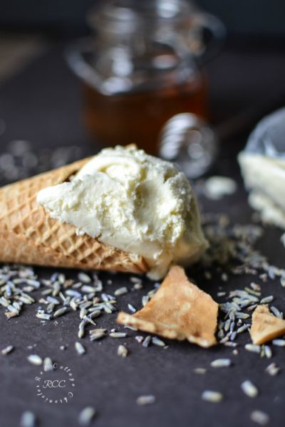 Homemade Lavender Honey Ice Cream Recipe