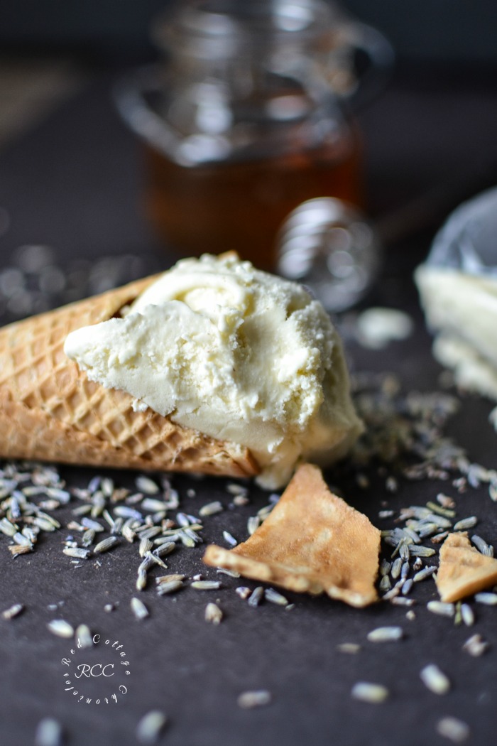 Lavender Honey Ice Cream