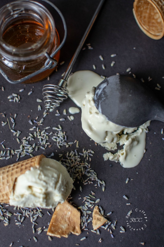 Lavender Honey Ice Cream