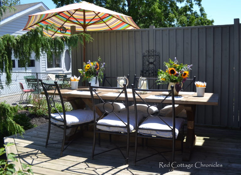 No-Sew Patio Chair Cushion Covers