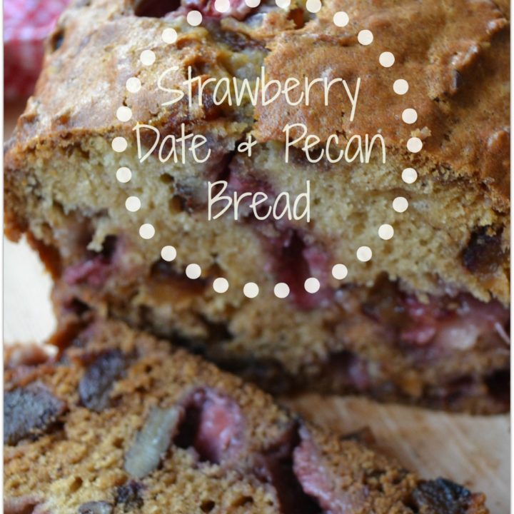 Strawberry, date and pecan loaf