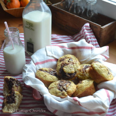 Chocolate Hazelnut Banana Muffins & A Challenge!
