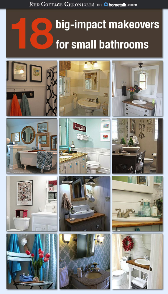 Small Bathroom Makeovers!