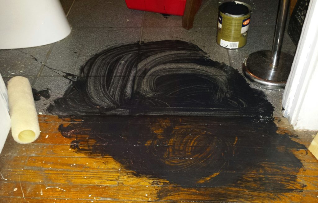 Paint spill