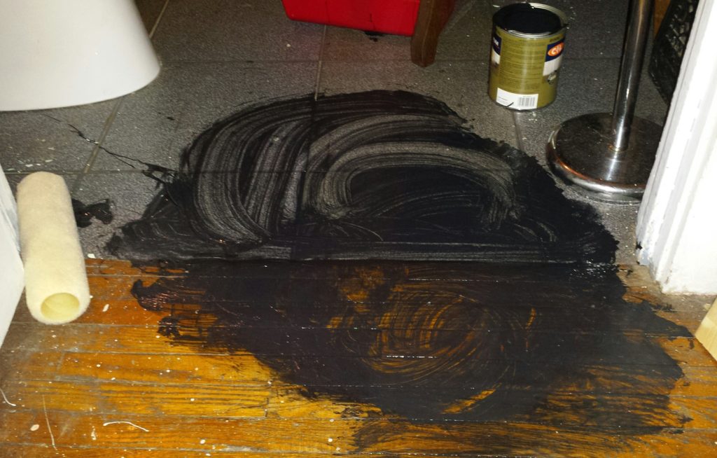 Paint spill