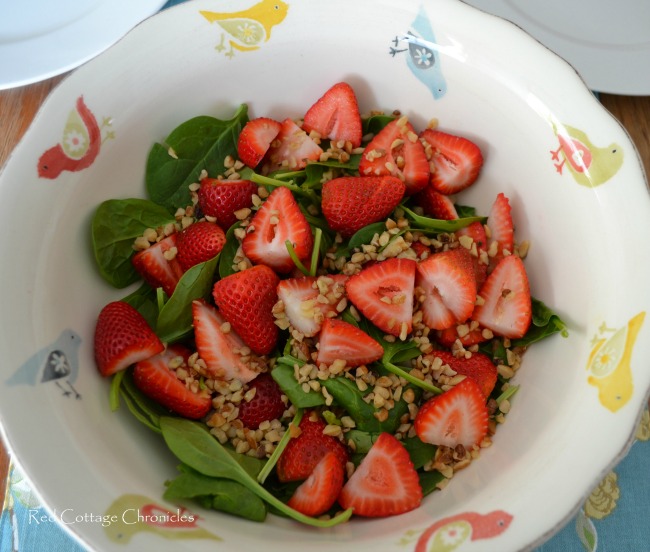 Spinach & Strawberry Salad