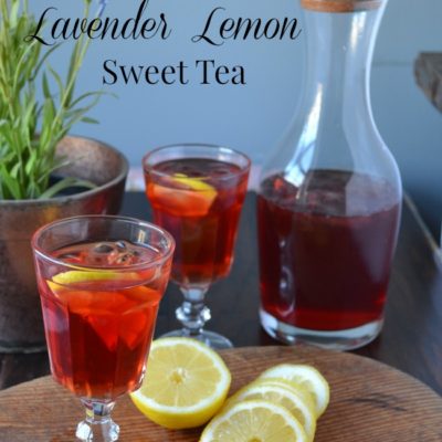 Lavender Lemon Sweet Tea