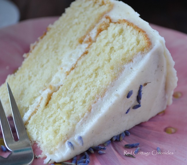 vanilla lavender cake