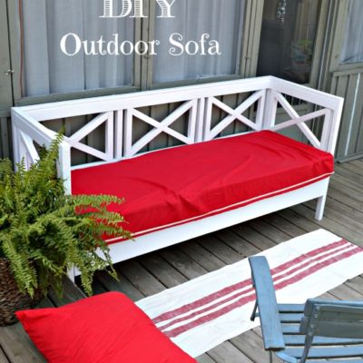 DIY Outdoor Sofa