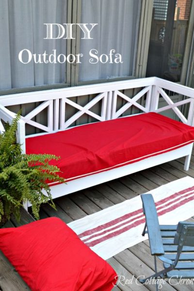 DIY outdoor furniture