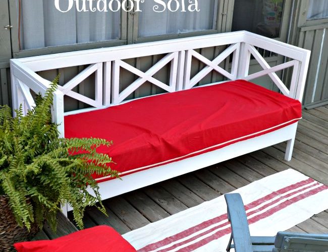 DIY outdoor furniture