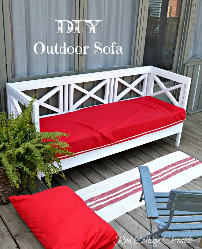 DIY outdoor furniture