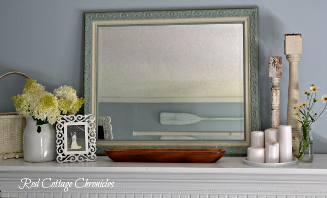 white mantel ideas