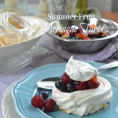 Fresh Fruit Meringue Tart