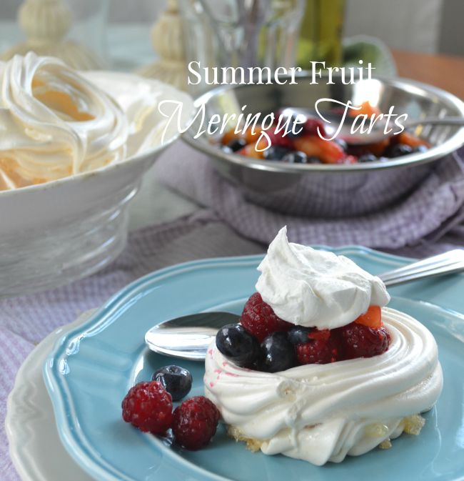 Fresh Fruit Meringue Tart