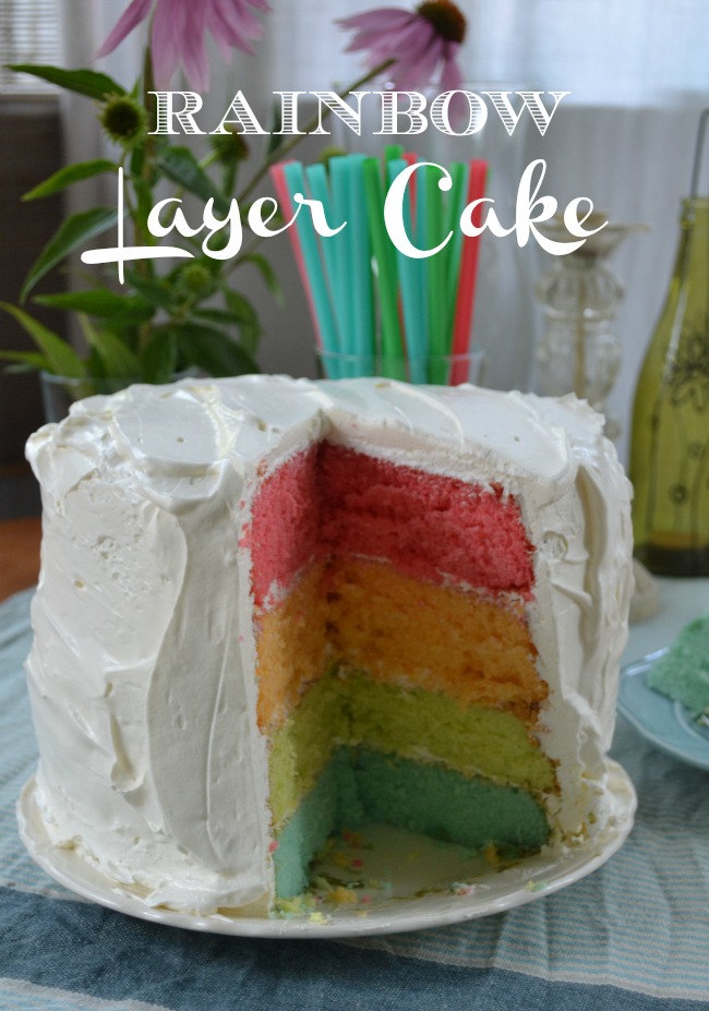 Easy Jello Rainbow Cake