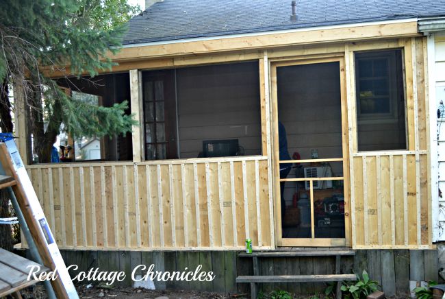 Screen Porch Progress