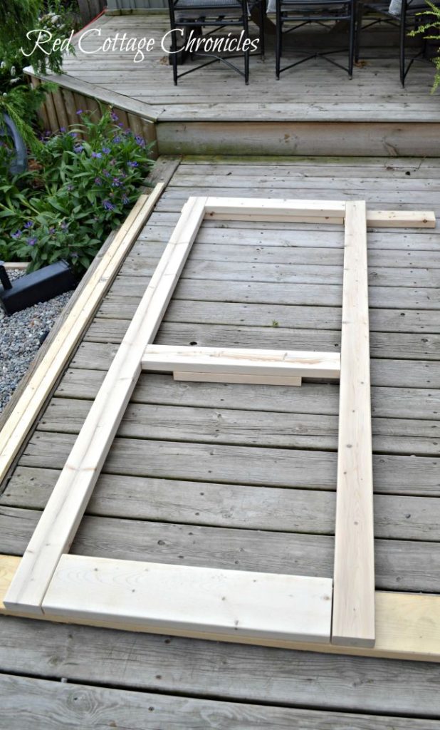 DIY Wood Screen Door Tutorial Red Cottage Chronicles