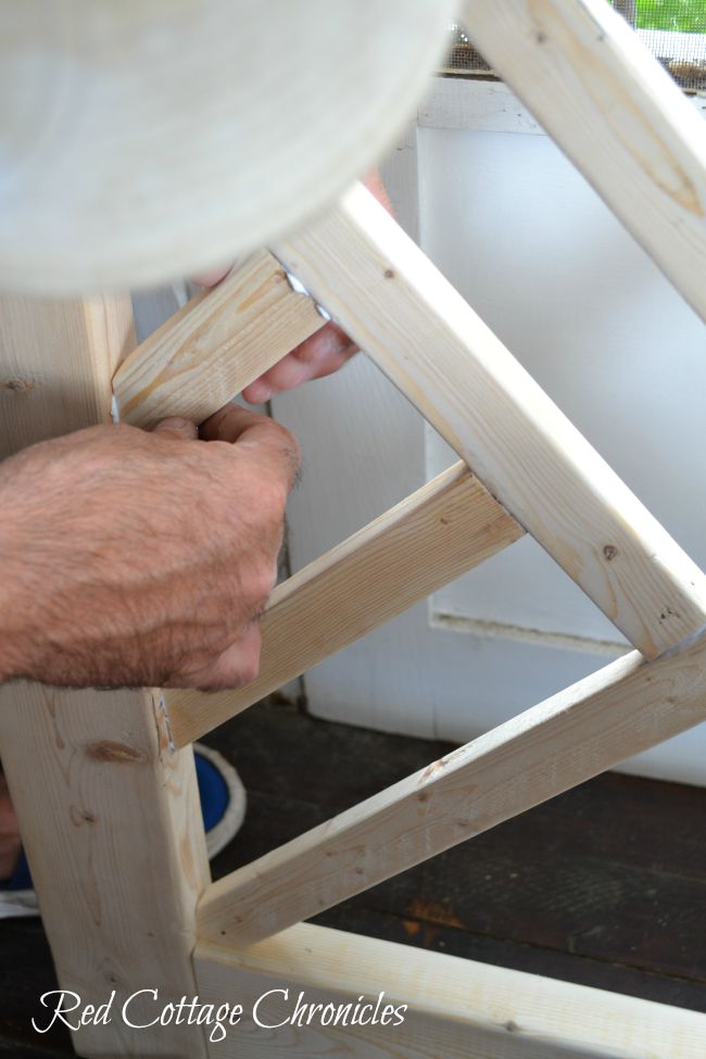 DIY wood screen door