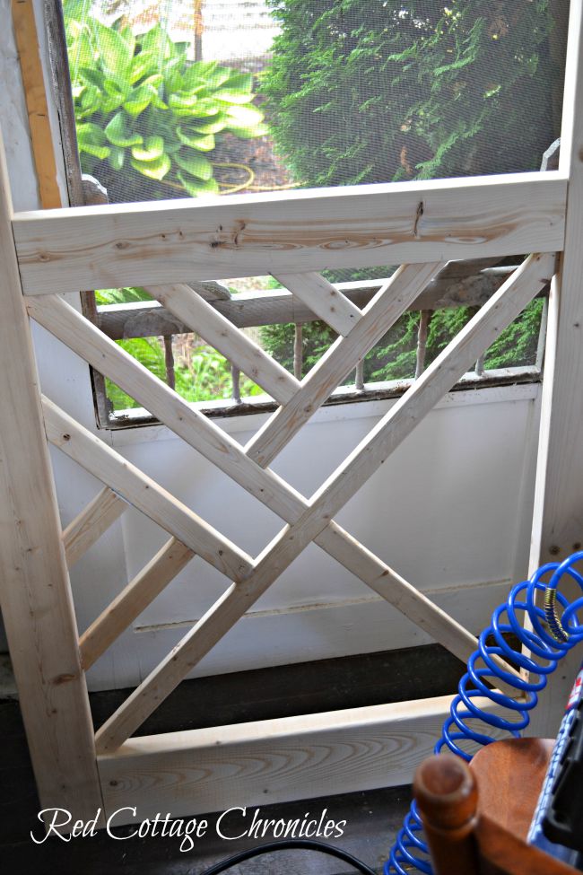 DIY Wood Screen Door
