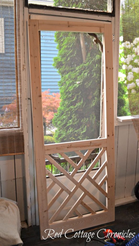 DIY Wood Screen Door