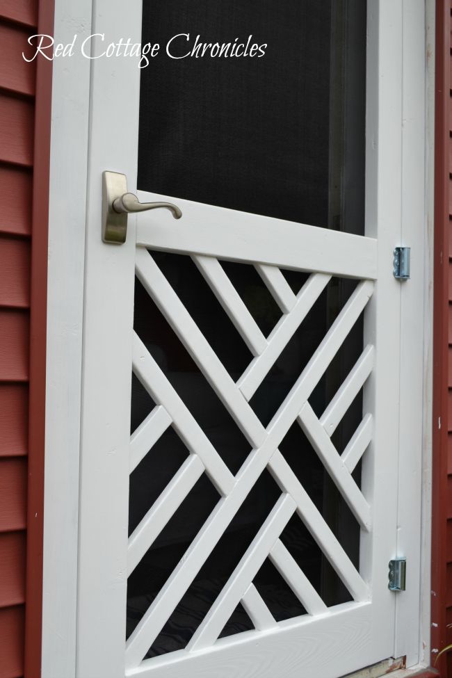 DIY Wood Screen Door