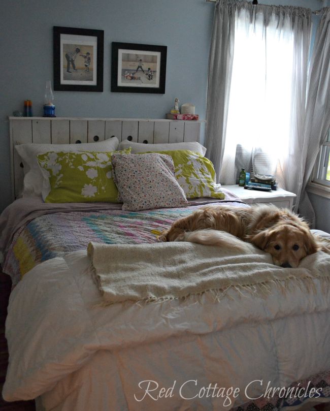 a cozy bed
