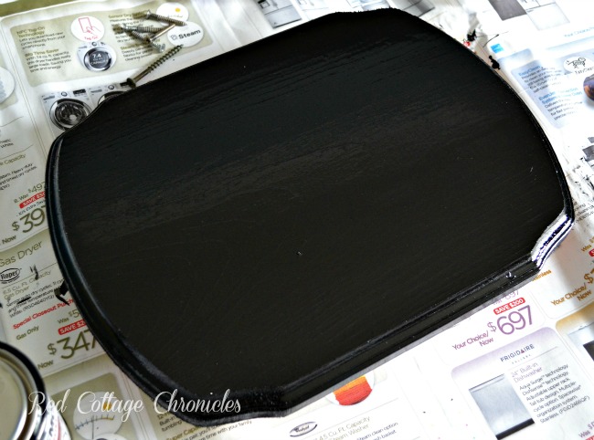 DIY Faux Cast Iron Address Plaque