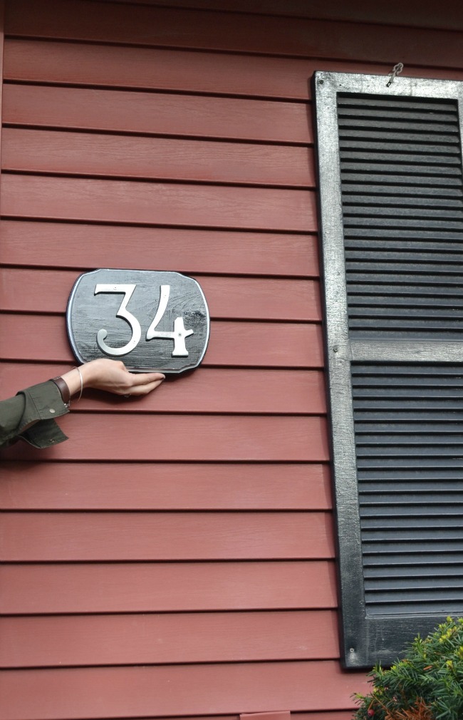 DIY Address Plaque