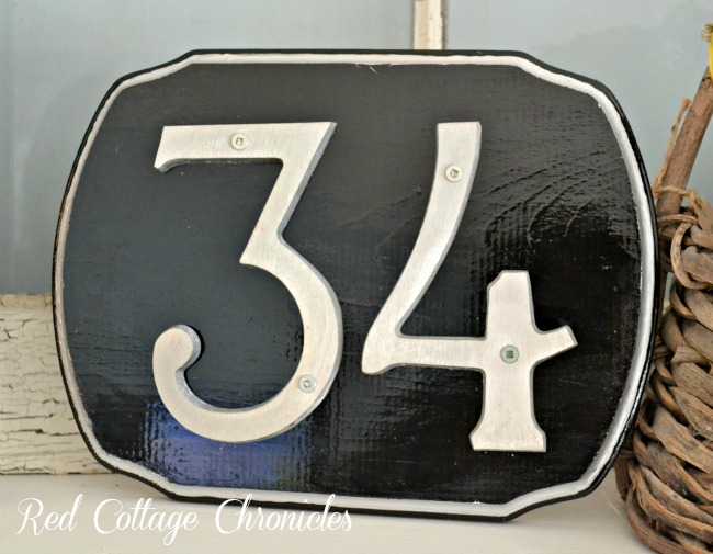 DIY Address Plaque