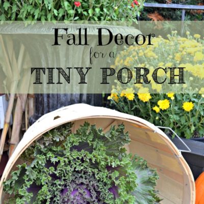 Fall Décor for a Small Porch