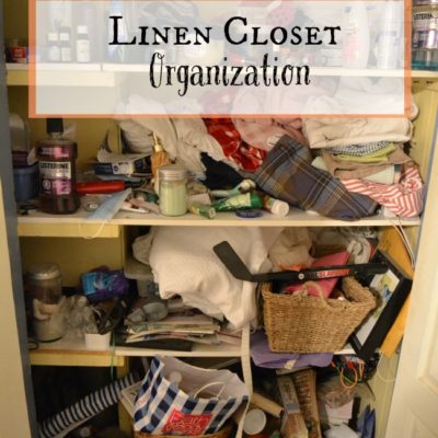 Linen Closet Organization