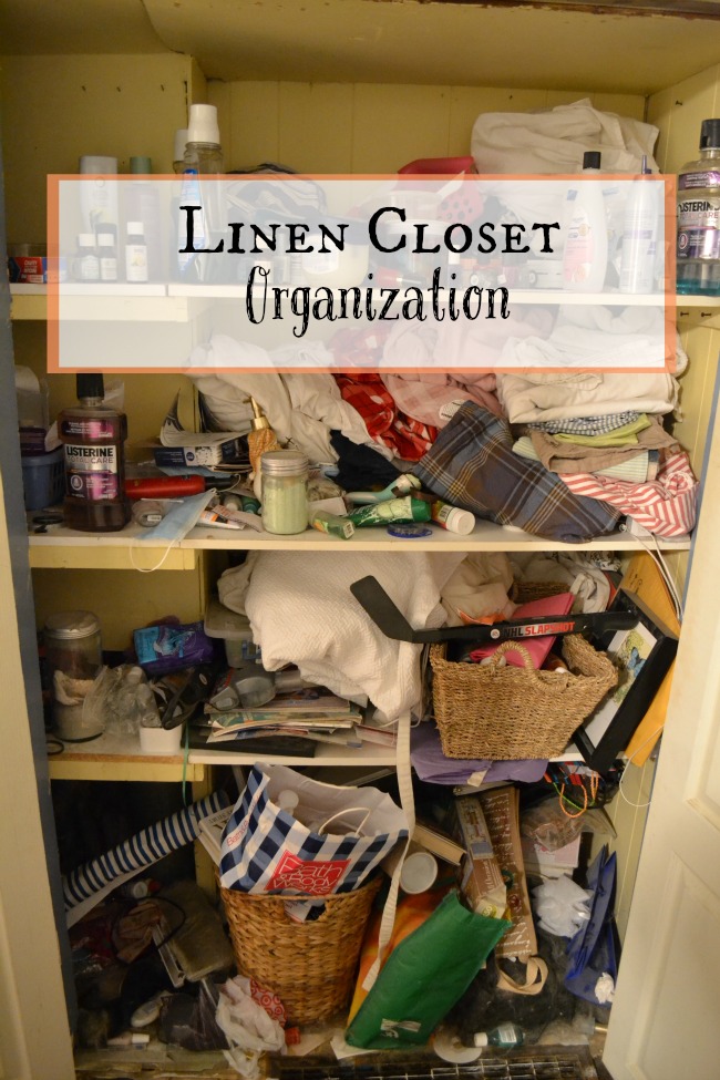 Linen Closet Organization