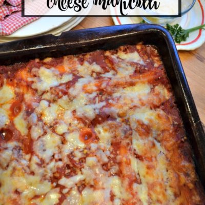 Taste of Home Tuesday – Cheese Manicotti